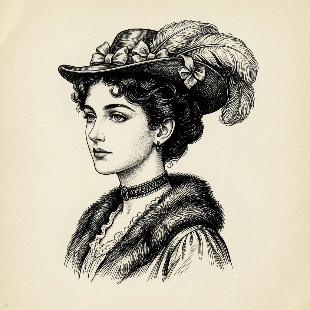 The young woman — the other interpretation of the illusion